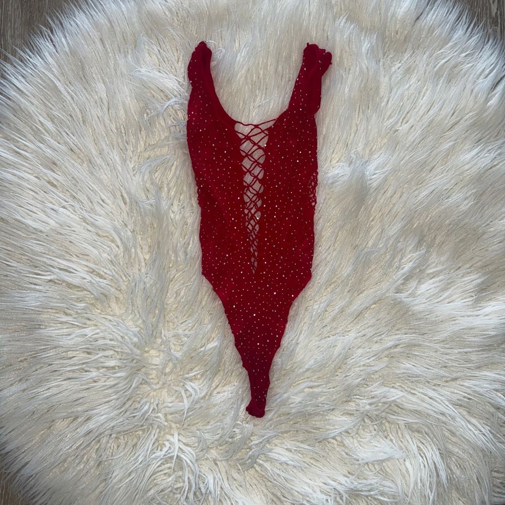 Red One Piece Lingerie